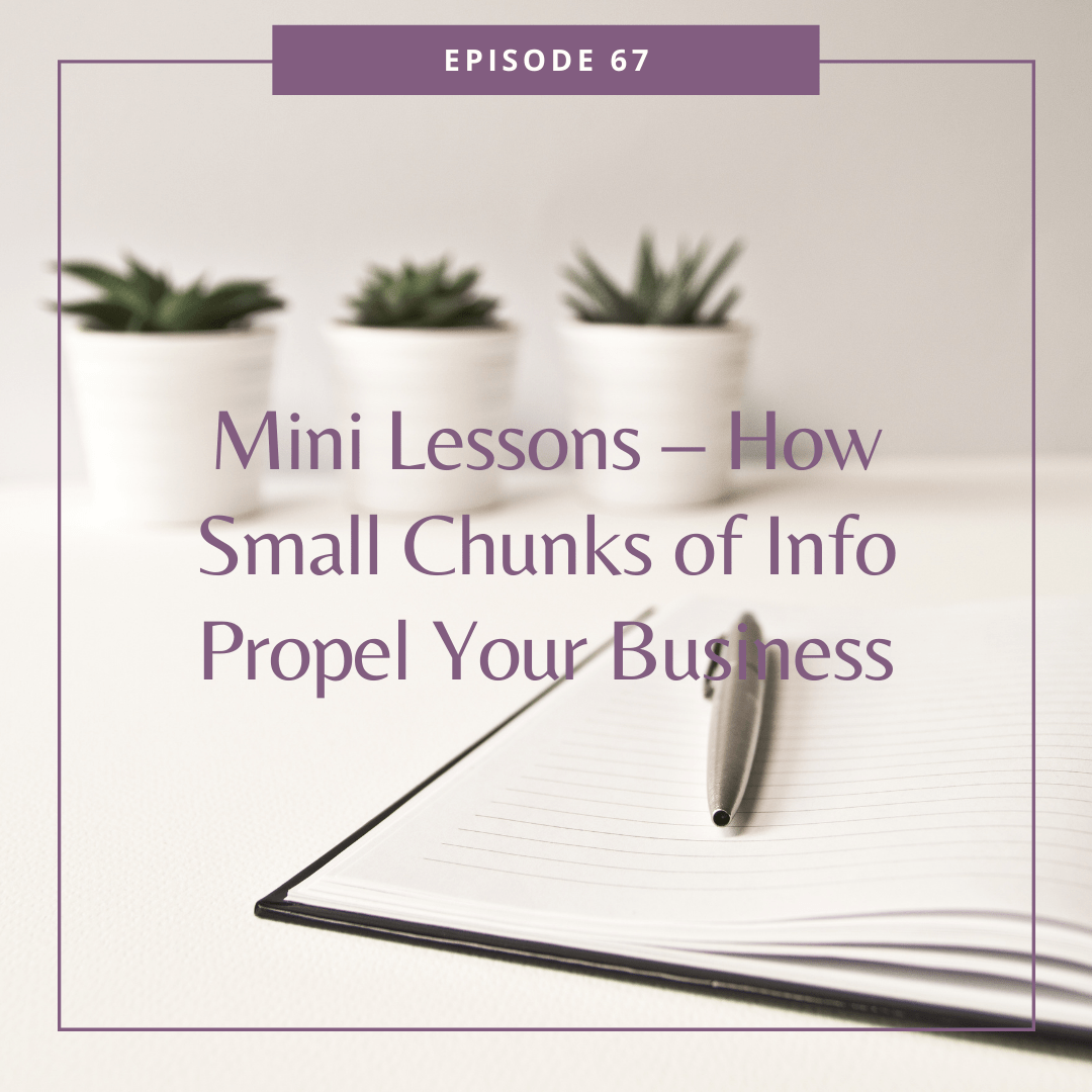 Mini Lessons – How Small Chunks of Info Propel Your Business