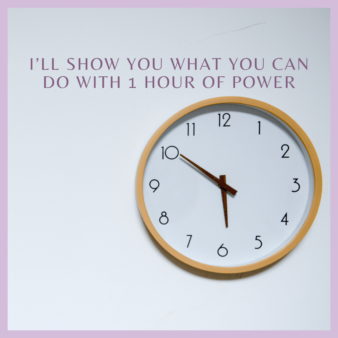 I’ll Show You What You Can Do With 1 Hour of Power