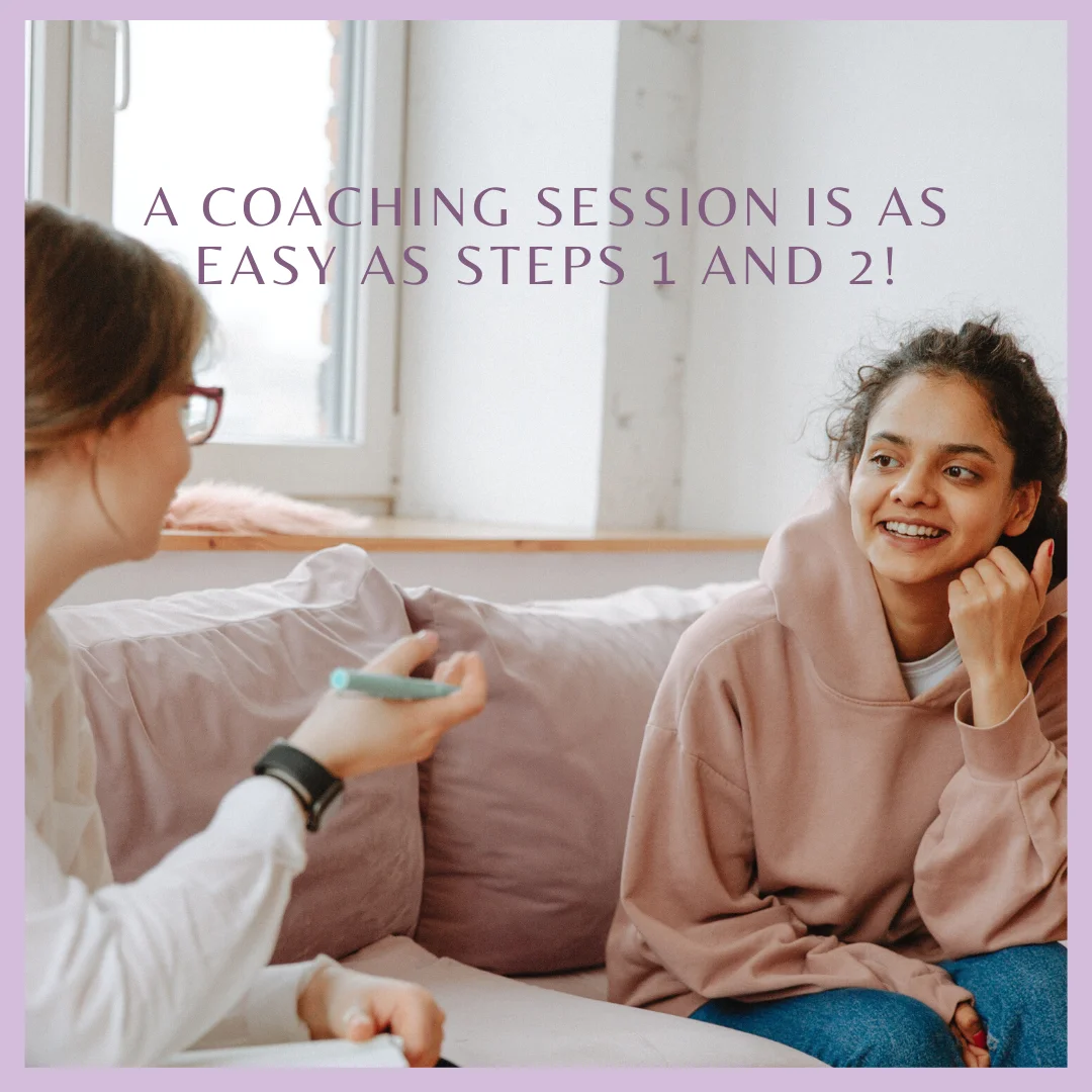 A Coaching Session is as Easy as Steps 1 and 2!