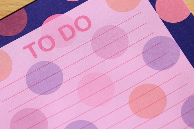colorful To-Do List