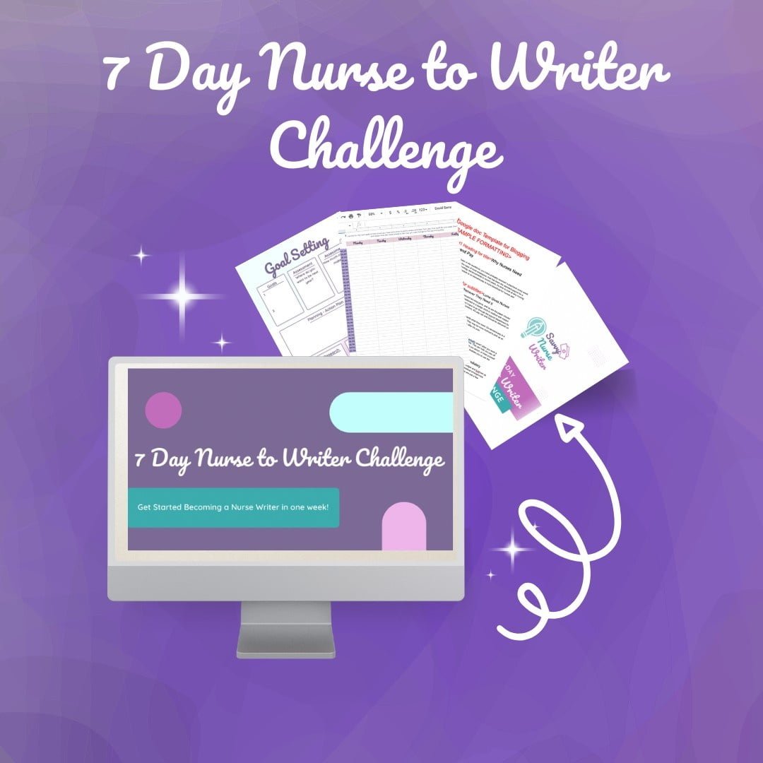 7-day nurse to writer challenge