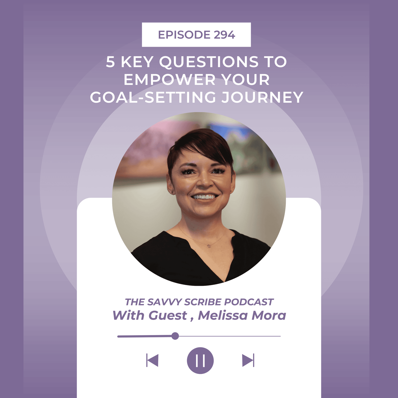 EP294: 5 Key Questions to Empower Your Goal-Setting Journey with Melissa Mora