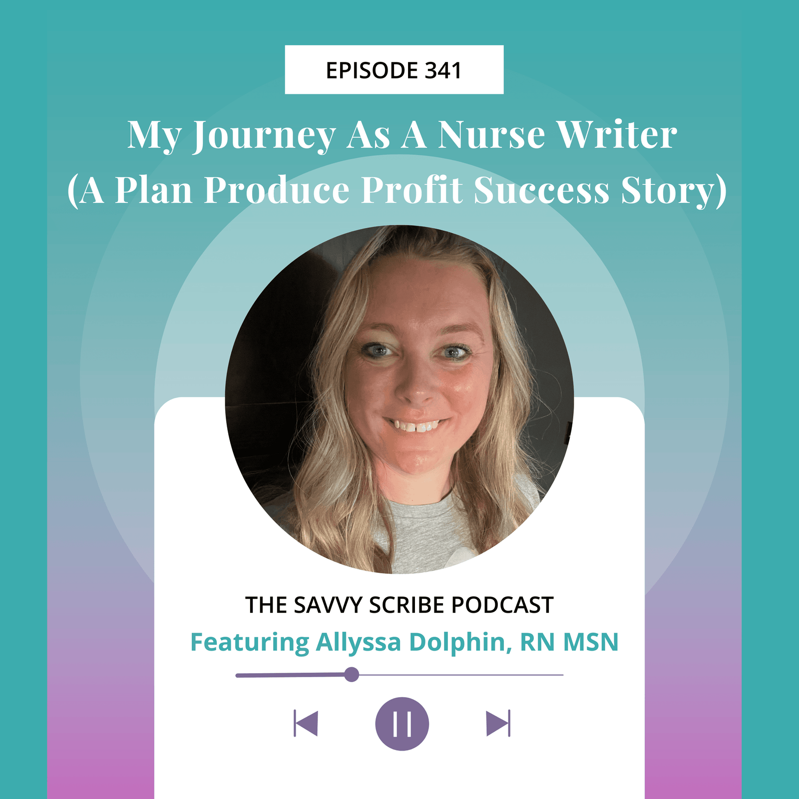 EP341: My Journey As A Nurse Writer with Allyssa Dolphin, RN MSN (A Plan Produce Profit Success Story)